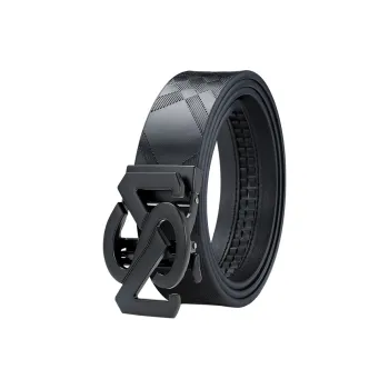 MILLIE'S Cow Split Leather Belts Men's Width 3.4cm