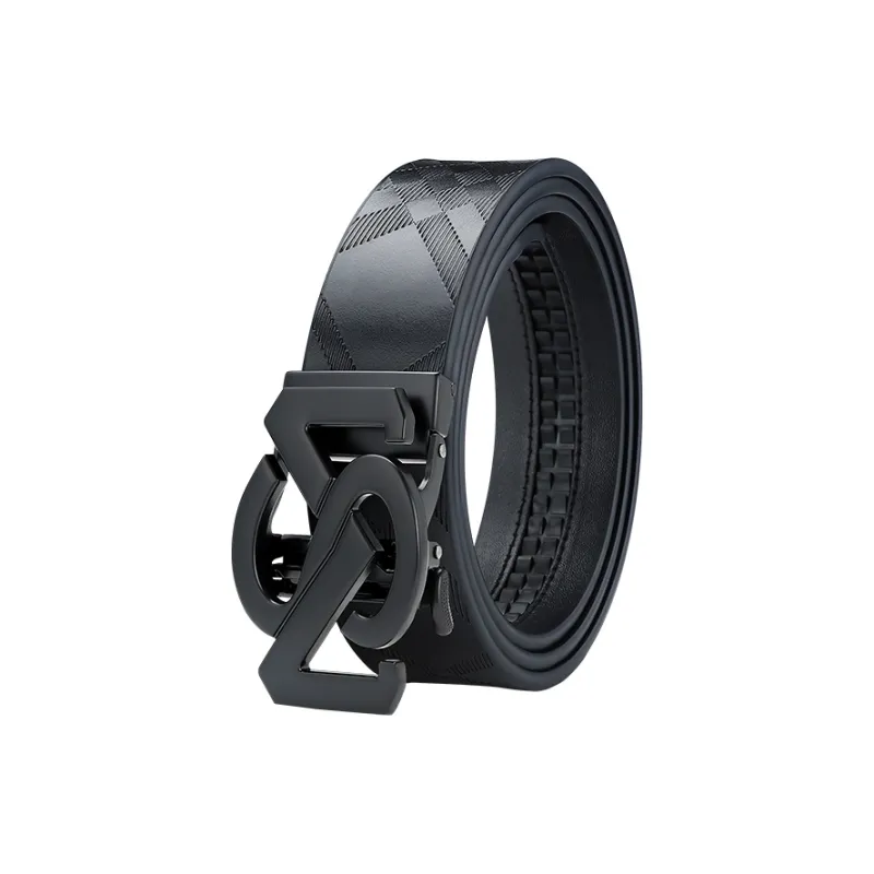MILLIE'S Cow Split Leather Belts Men's Width 3.4cm-0