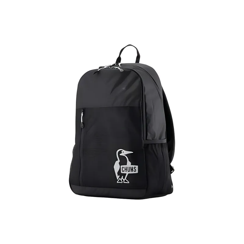 CHUMS Polyester Backpack Unisex Black-1