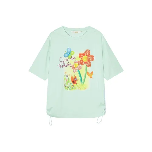 ELF SACK T Shirts Women's Fox Mint Green