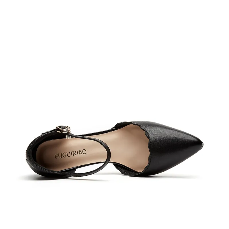 Rich Birds Chunky Heel High Heels Women's-3
