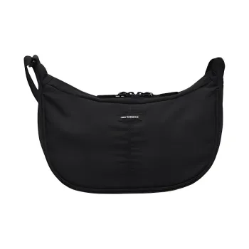 New Balance Nylon Hobo Bag, Shoulder Bag, Crossbody Bag Trumpets Unisex Black