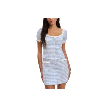 REFORMATION Janell Two Piece Skirt Set Women's