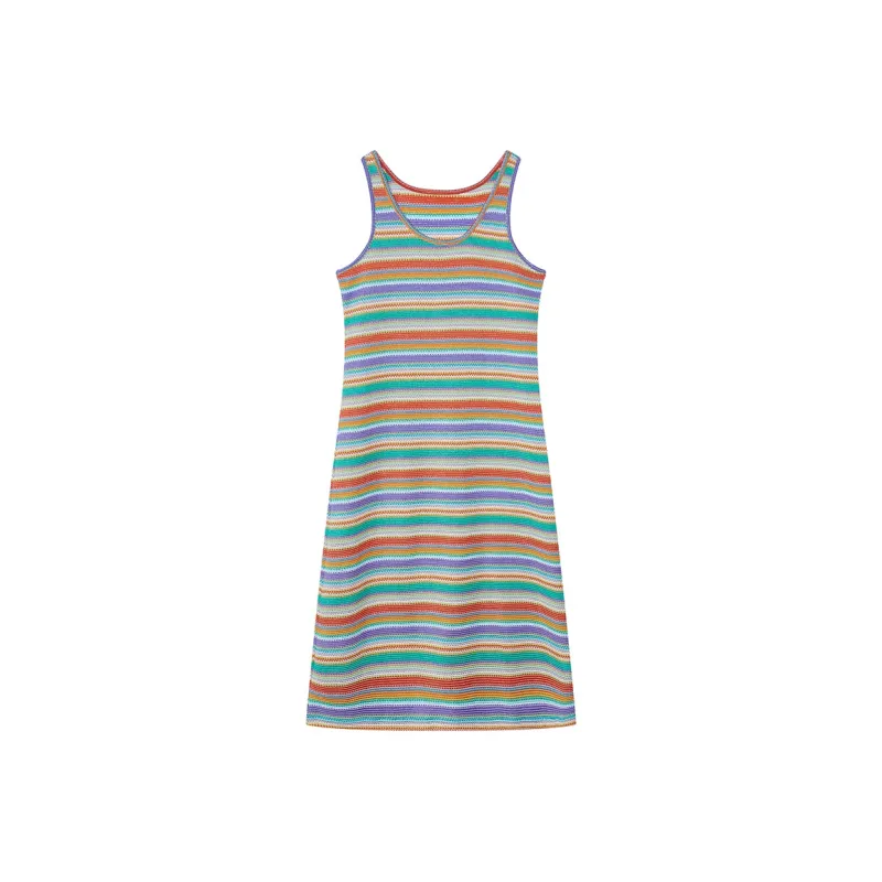 ELF SACK Slip Dresses Women's Vintage Rainbow-0