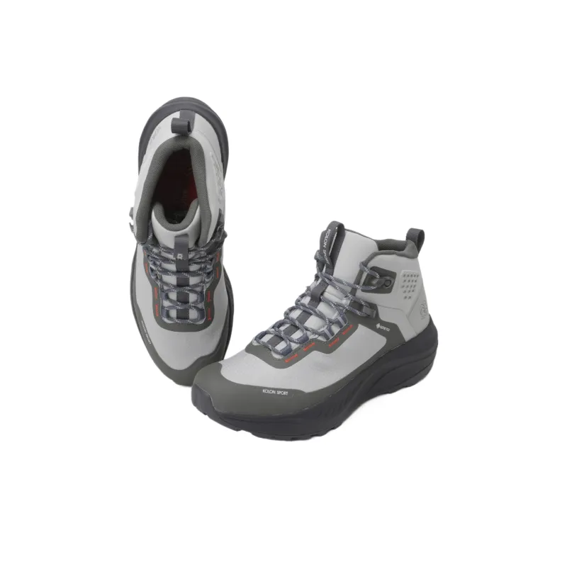 KOLON SPORT Cushioning, Wear Resistant Mid Top Hiking Shoes Men's Gray-2