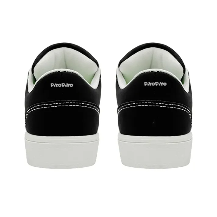 PIYOPIYO Low Top Skateboard Shoes Women's Black-3