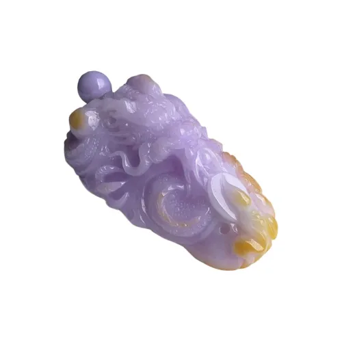 Jade Blossom Glutinous Jade Jadeite Handheld Piece Unisex