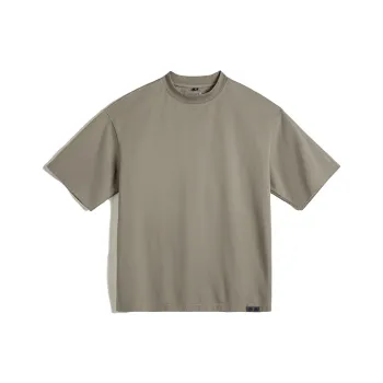 MADEN T Shirts Men Gray Green