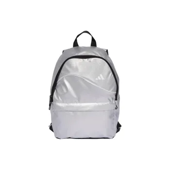 Adidas Polyester Backpack Unisex Silver