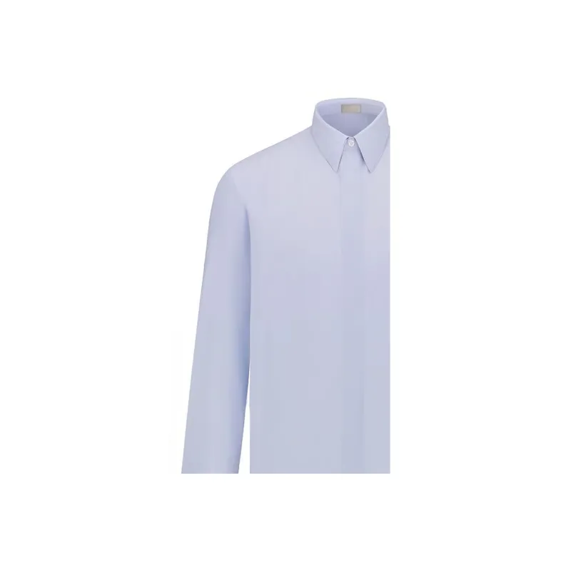 DIOR Shirts Men Light Blue-2