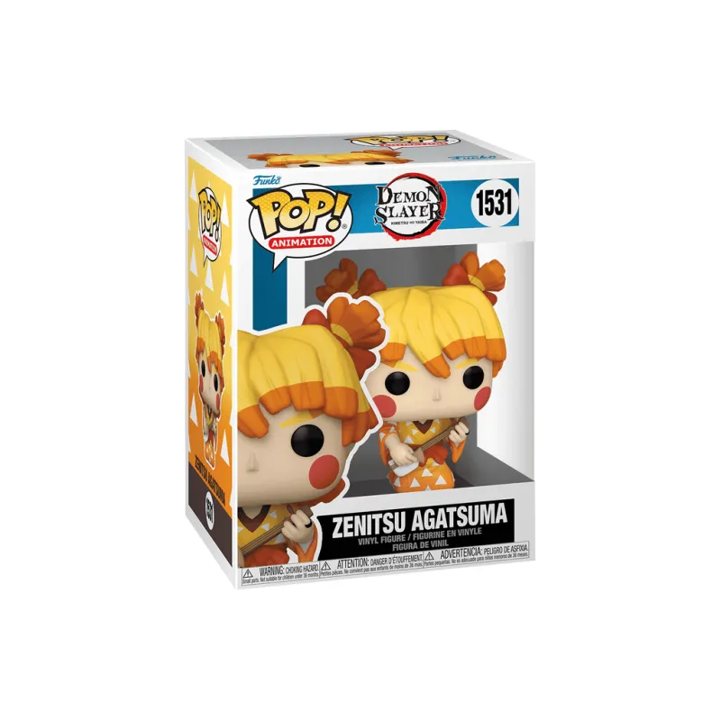 Funko Demon Slayer Kimetsu No Yaiba Zenitsu Agatsuma Wearing Kimono Playing The Shamisen Chibi Figures-1