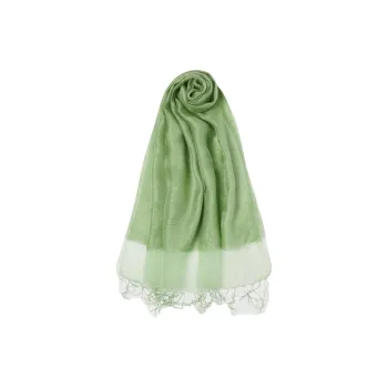 Marella Silk, Viscose Shawls Unisex Green