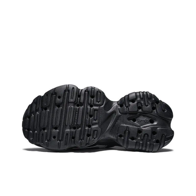 SALAXI Rubber Foam Outsole Leather Patchwork Slip Resistant Abrasion Resistant Quick Dry Slide Slippers Unisex-5