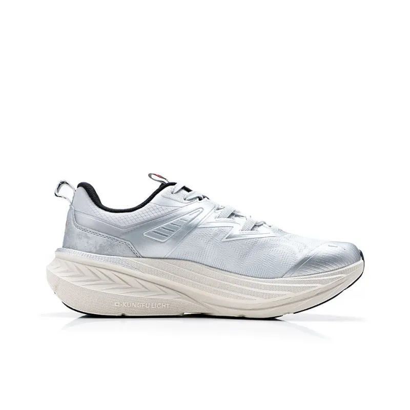 QIAODAN Anti Slip Wear Resistant Low Top Outdoor Shoes Men's Silver-1