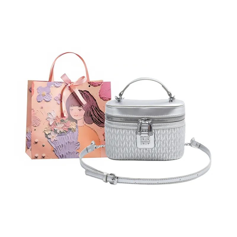 PARK DANCE PU One Shoulder Handbag Women's Multicolor-6