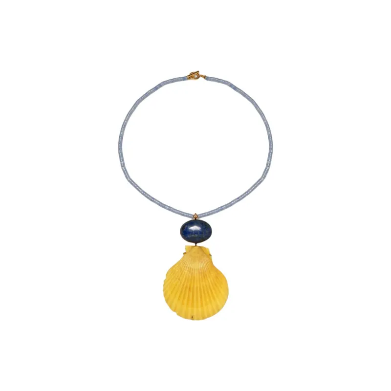 Jennifer Behr Shell Necklaces Women's Blue-1