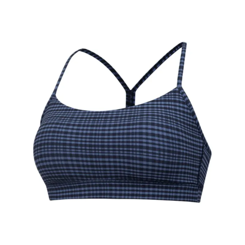 Lululemon Flow Y Collection Nulu™ Yoga Underwear Women's Washed Blue Plaid-0