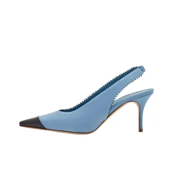 MANOLO BLAHNIK Gaius Slim Heel High Heels 7cm Women's Blue