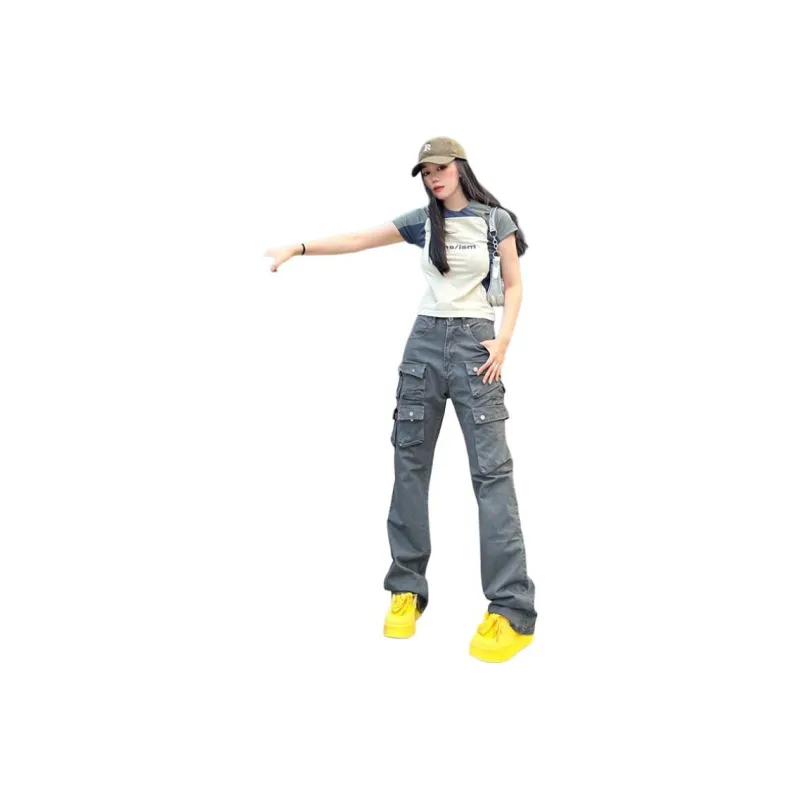 CORNILOT Cargo Pants Unisex Gray-1