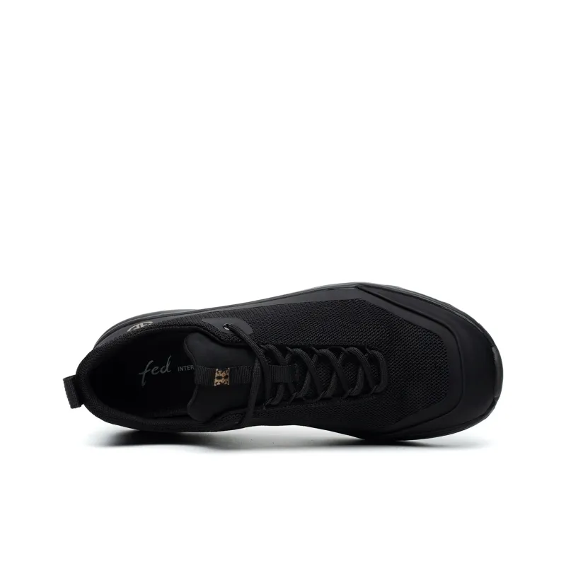 FED Low Top Casual Shoes Men's Black-4