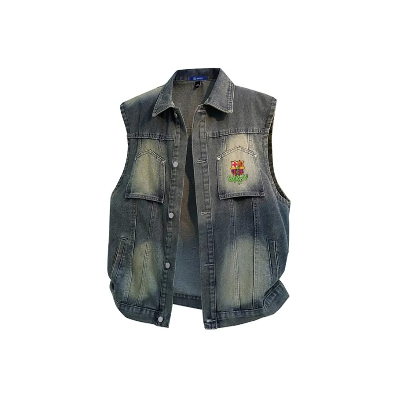 FCB ARCELONA Denim Jacket Unisex-5