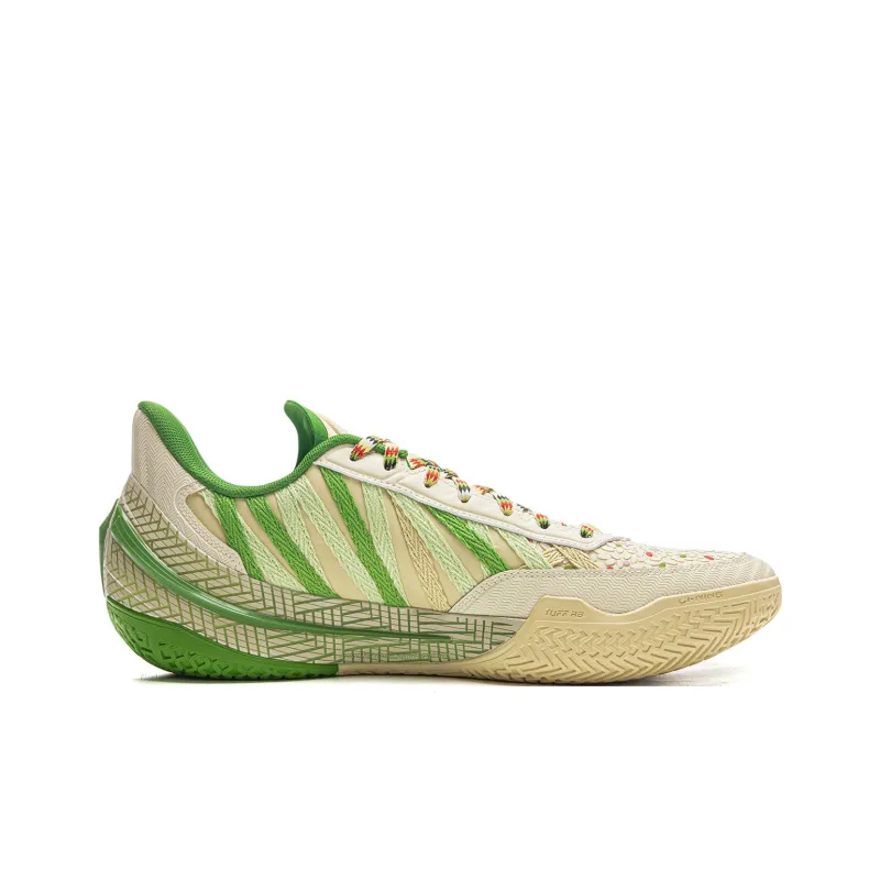 LiNing Blade 5 V2 Shock Absorbers Slip Resistant Breathable Low Top Basketball Shoes Men's Green-1
