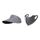 Seamless Sun Protection Two-Piece Set (Dark Gray)