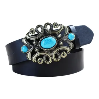 JEANSWEST PU Leather Belts Women's 3.8CM