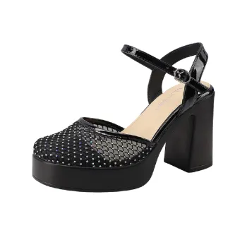 Mulinsen High Heels Women's Beige, Black