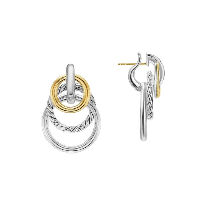 David Yurman Sterling Silver Earrings Women's Silver-1