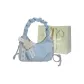 Light Blue+Pendant+Shopping Bag