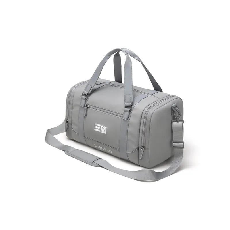 HLA Three Body Collaboration Polyester With PU Travel Bag 30L Unisex Black/Gray-2
