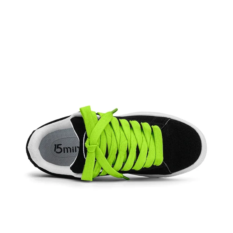 15 MINS Slip Resistant Shock Absorbers Low Top Skateboard Shoes Unisex-3