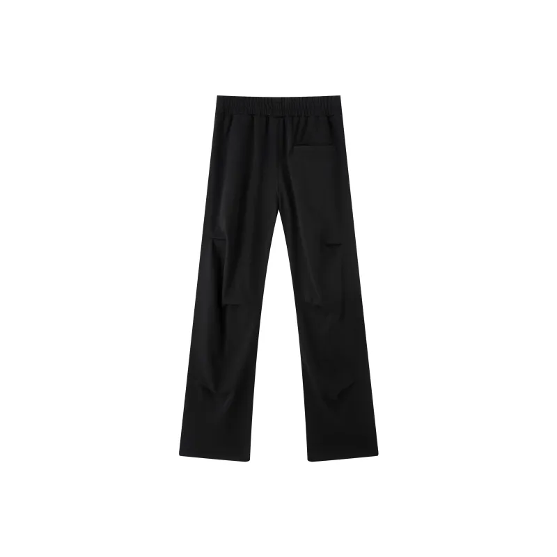 UNKNOWTAL Casual Pants Unisex Black-1