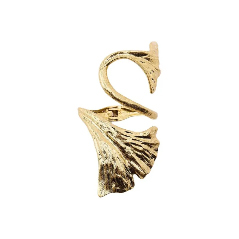 ZARA Metal Bangles Women's Gold-1