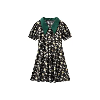 DOKZB Short Sleeved Dress Women's