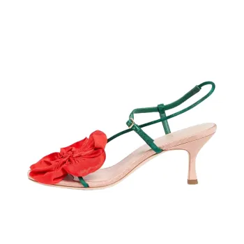 Loeffler Randall Frank One Strap Sandals 7cm Women's Green