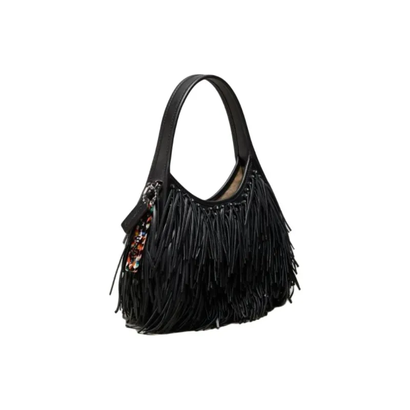 COACH Ergo Leather Handbag Medium Size Women's Black-2