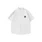 [Tweed Collar]White (Skier Chest Logo)