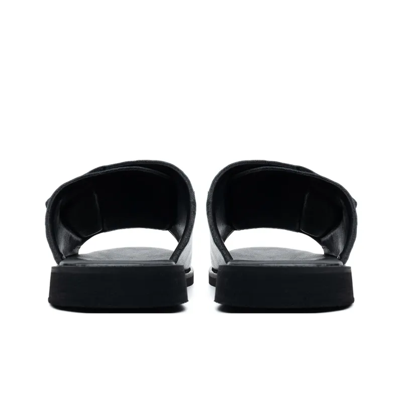 FED Slide Slippers Men Black-3