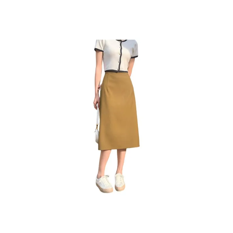 Mu Qingqing Casual Long Skirt Women's-10