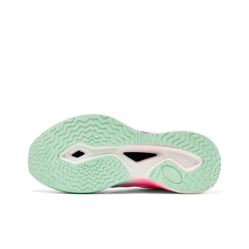 Jianjie Running Shoes Unisex Low Top White/Green/Black/Cyan-19