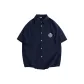 [Quick Dry Breathable]Navy Blue (Tf White Autobot Chest Logo)