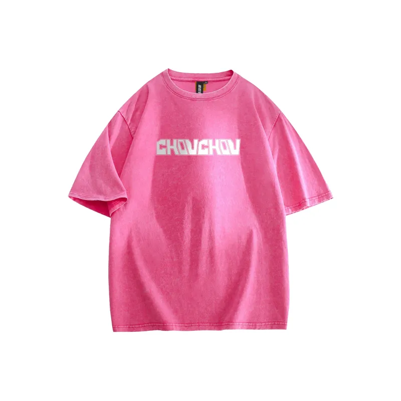 CHOUCHOUS Drop Shoulder Sleeve T Shirt Women's-7