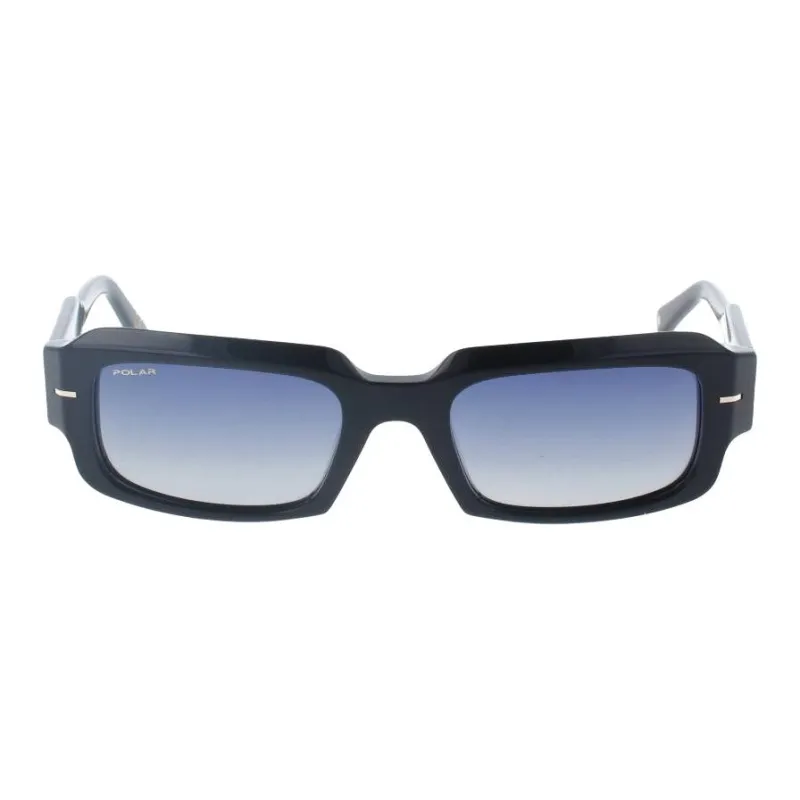 Polar Acetate Rectangular Sunglasses Unisex Black-0