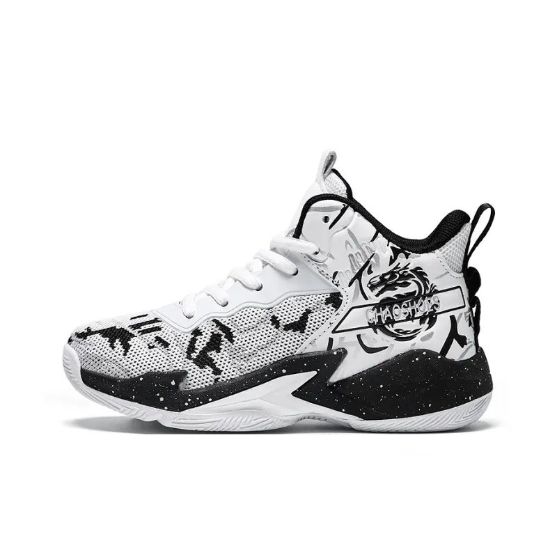 LONGDUIZHANG Cushioning, Slip Resistant, Abrasion Resistant, Rebound Support High Top Basketball Shoes Unisex-4