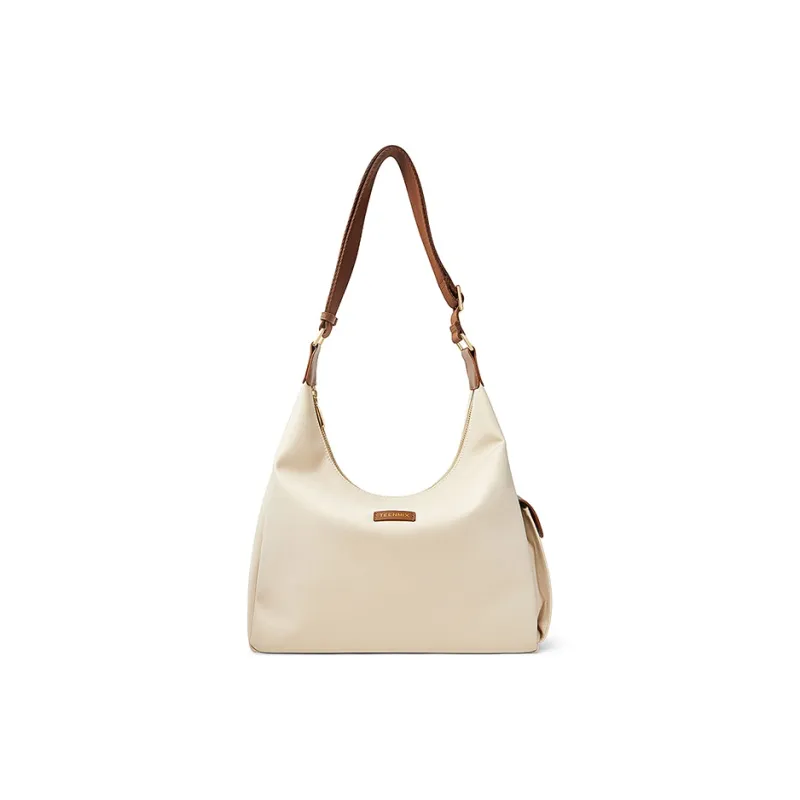 Teenmix Oxford Tote Shoulder Bag Tubas Women's Black/Milk Tea-8