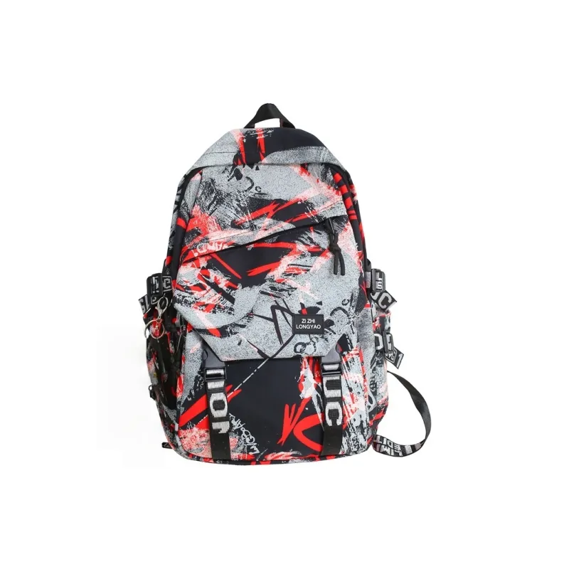 Vack Nylon Backpack Unisex Multicolor-4