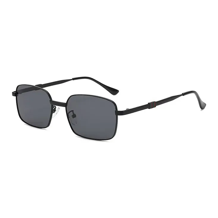 YUZHAOLIN Metal Plastic Rectangular Sunglasses Unisex-0