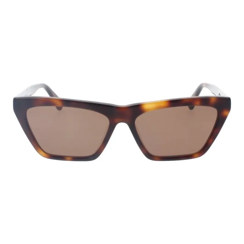 Alexander McQueen Acetate Cat Eye Sunglasses Women's Tortoiseshell-1